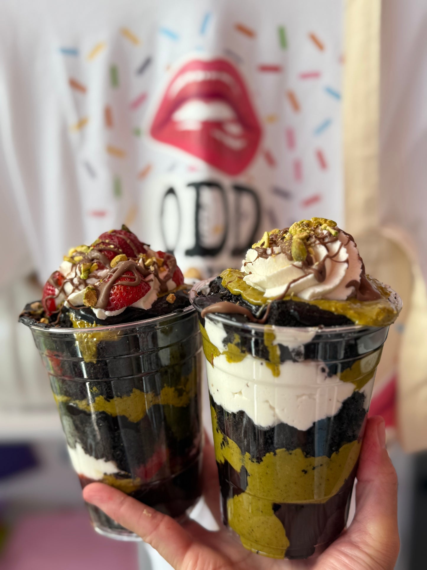 DUBAI CHOCOLATE CAKE CUPS